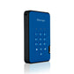 iStorage diskAshur2 - Secure Encrypted External solid state drive in Blue - 256 GB