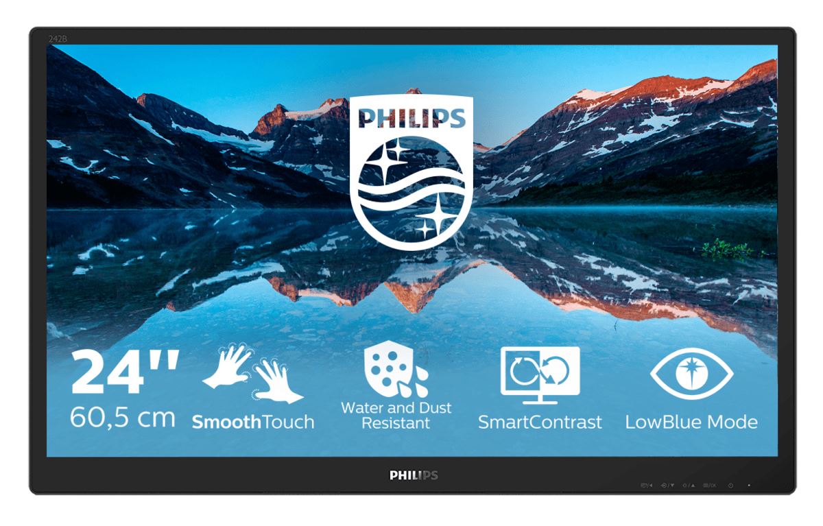 Philips 242B9TN/00 Computer Monitor 60.5 cm (23.8&quot;) 1920 x 1080 pixels Full HD LCD Tabletop Black