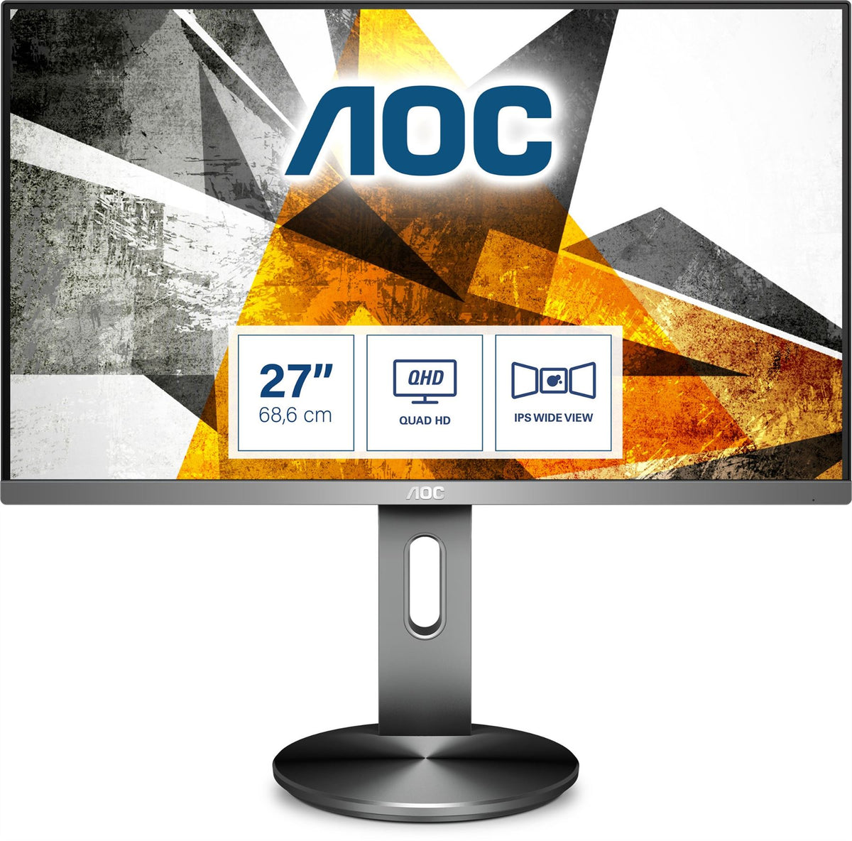 AOC 90 Series Q2790PQE Computer Monitor 68.6 cm (27&quot;) 2560 x 1440 pixels Quad HD LED Black