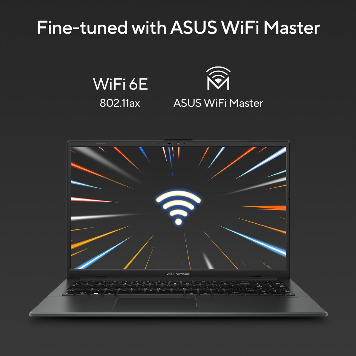 ASUS Vivobook Go 15 Laptop - 39.6 cm (15.6&quot;) - AMD Ryzen™ 3 7320U - 8 GB LPDDR5-SDRAM - 128 GB SSD - Wi-Fi 6E - Windows 11 Home in S mode - Black