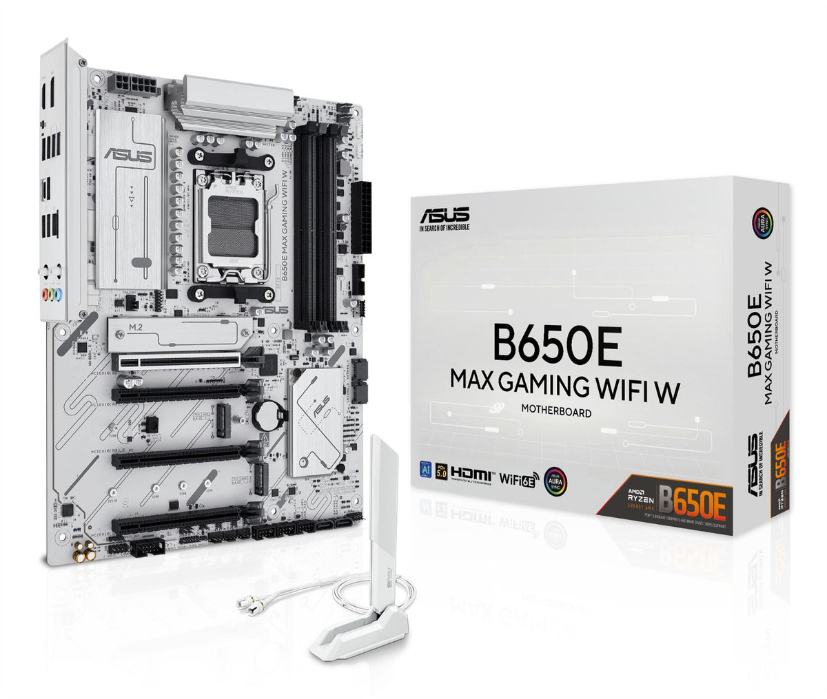 ASUS B650E MAX GAMING WIFI W AMD B650 Socket AM5 ATX