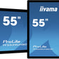 iiyama ProLite TF5539UHSC-B1AG computer monitor 139.7 cm (55") 3840 x 2160 pixels 4K Ultra HD LED Touchscreen Multi-user Black