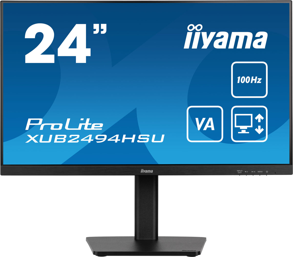 iiyama ProLite XUB2494HSU-B6 - 60.5 cm (23.8") - 1920 x 1080 pixels FHD LED Monitor