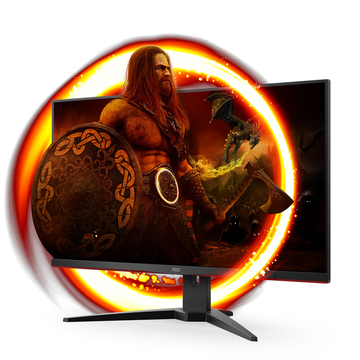 AOC G2 U28G2AE/BK - 71.1 cm (28") - 3840 x 2160 pixels 4K Ultra HD LED Monitor