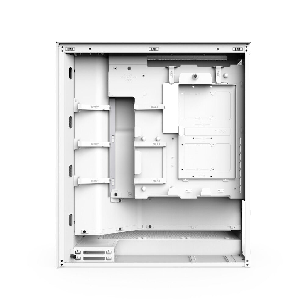 NZXT H7 Flow RGB (2024) - ATX Mid Tower Case in White