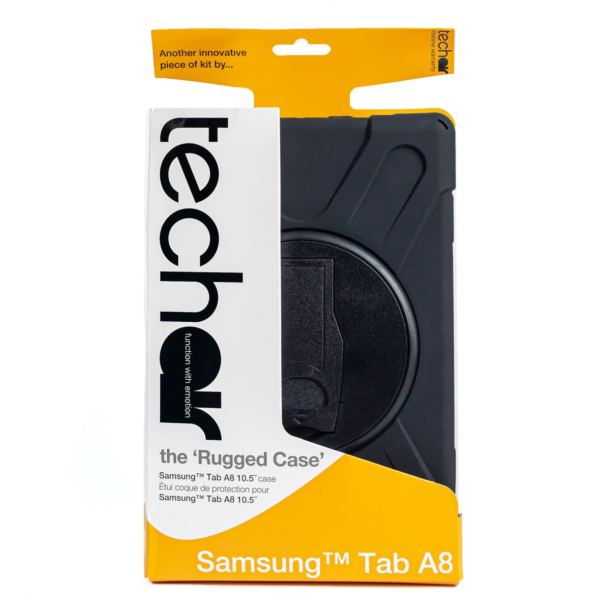 Techair Rugged Case for Galaxy Tab A8 in Black