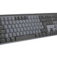 Logitech MX Mechanical - RF Wireless + Bluetooth RGB Mechanical Keyboard in Graphite / Grey (AZERTY French)