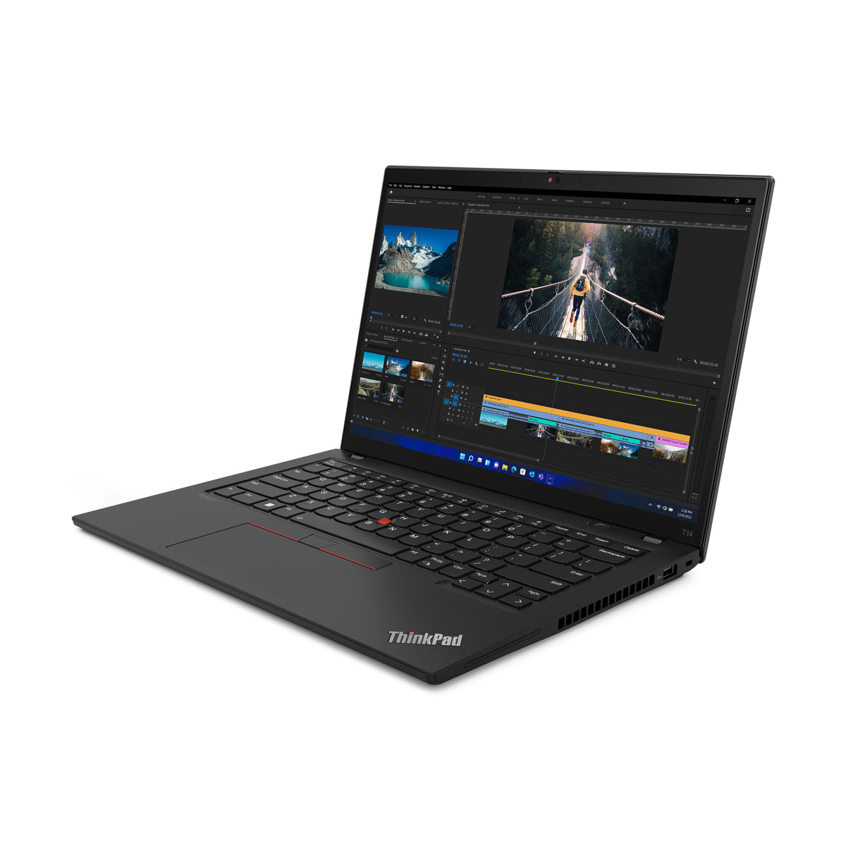 Lenovo ThinkPad T14 Gen 3 Laptop - 35.6 cm (14&quot;) - Intel® Core™ i7-1255U - 16 GB DDR4-SDRAM - 512 GB SSD - Wi-Fi 6E - Windows 11 Pro - Black