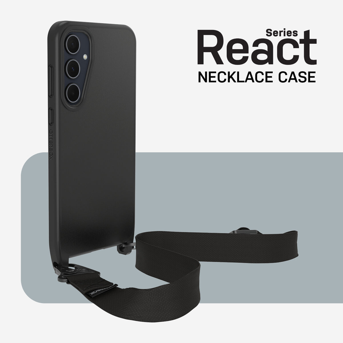 OtterBox React Series Necklace Case for Galaxy A35 (5G) in Black