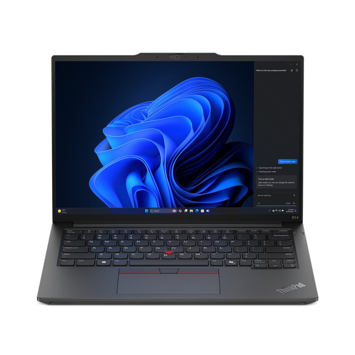 Lenovo ThinkPad E14 Gen 6 - Laptop 35.6 cm (14") - Intel Core Ultra 5 125U - 16 GB DDR5-SDRAM - 256 GB SSD - Wi-Fi 6E - Windows 11 Pro - Black