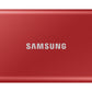 Samsung Portable SSD T7 in Red - 2 TB