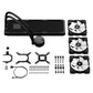 Fractal Design Lumen S36 v2 RGB - All-in-one Liquid CPU Cooler in Black - 360 mm