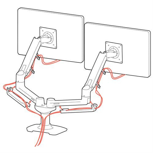 Ergotron LX Series 45-245-224 - Desk monitor mount for upto 68.6 cm (27")