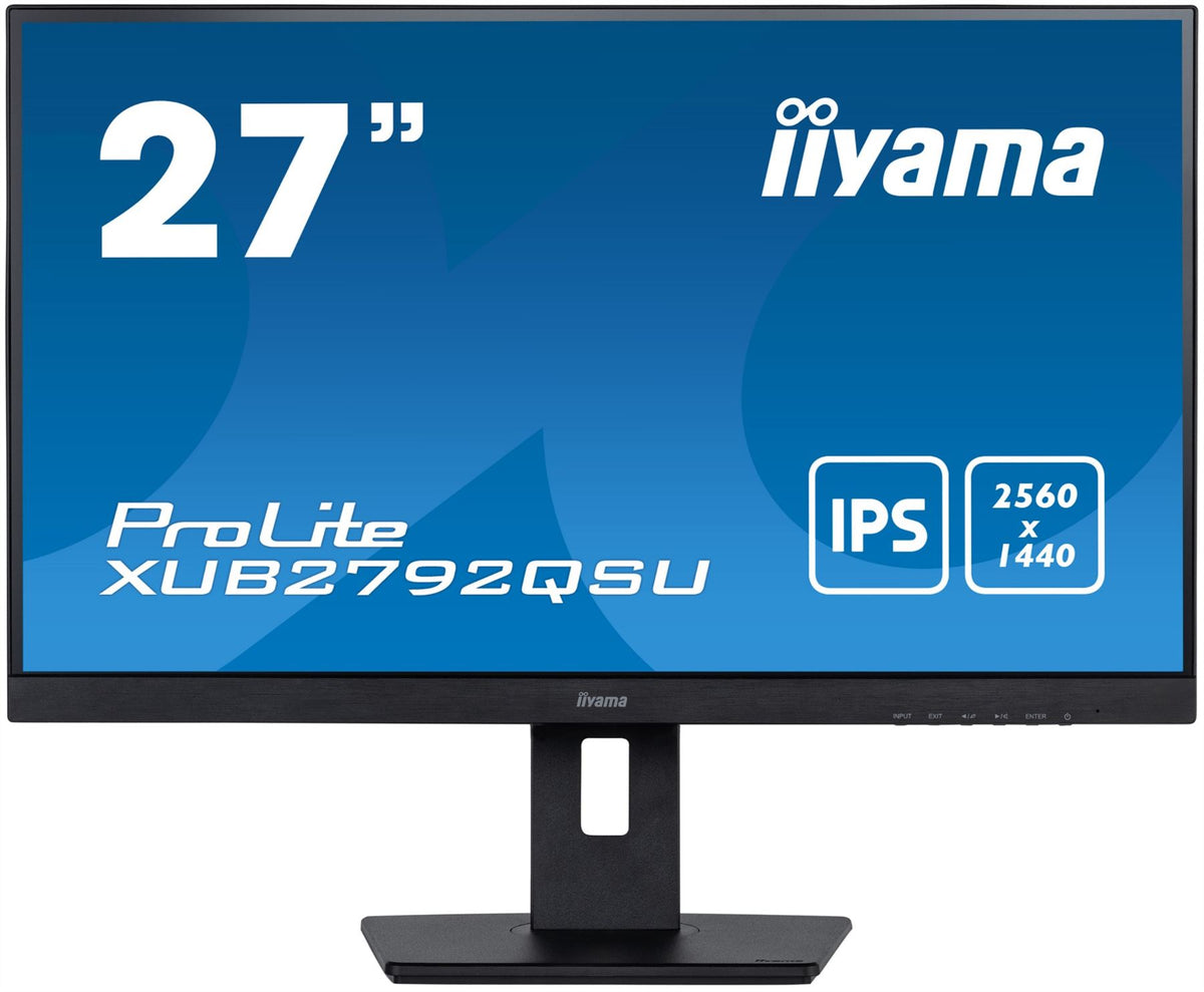 iiyama XUB2792QSU-B5 Computer Monitor 68.6 cm (27") 2560 x 1440 pixels Full HD LED Black