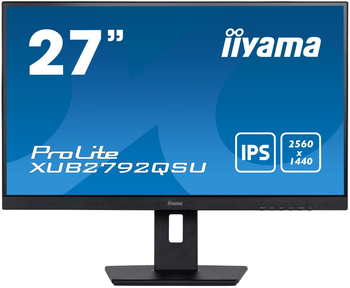 iiyama XUB2792QSU-B5 Computer Monitor 68.6 cm (27&quot;) 2560 x 1440 pixels Full HD LED Black