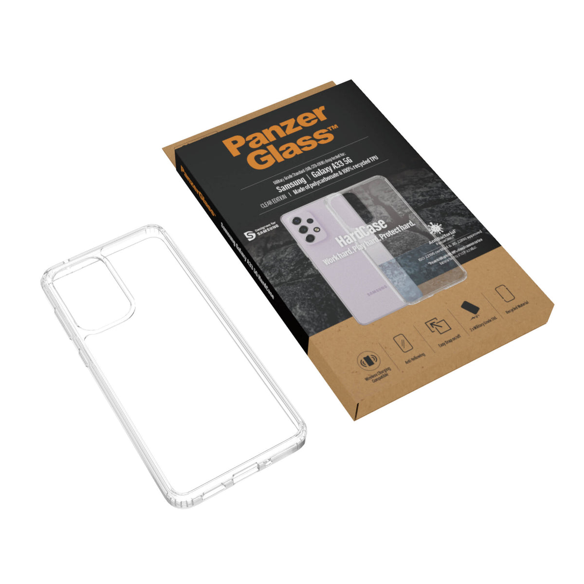 PanzerGlass ® HardCase for Galaxy A33 (5G) in Transparent