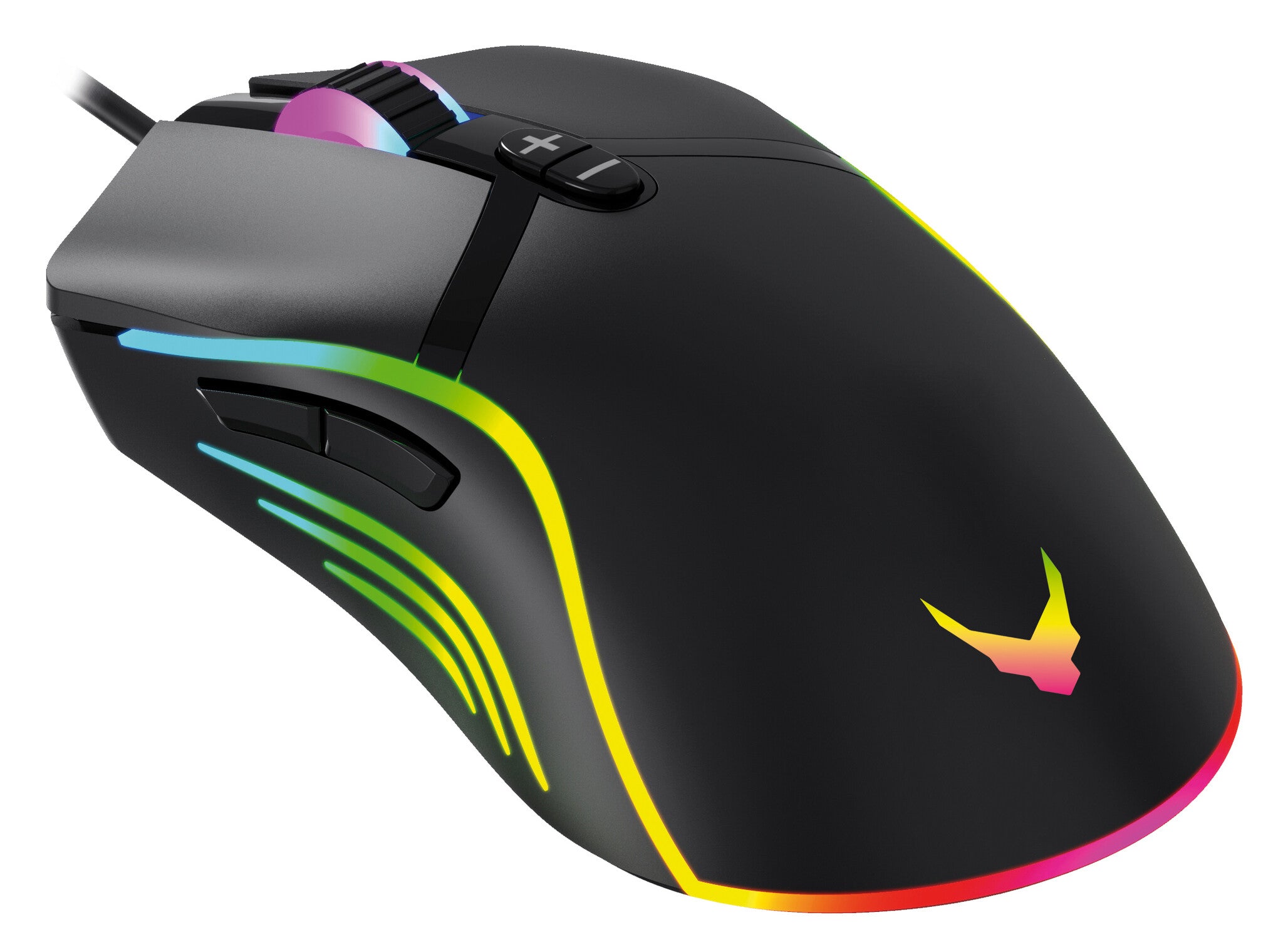 Varr Gaming USB-A Wired Optical RGB Mouse - 6,400 DPI - Clove Technology
