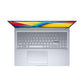 ASUS VivoBook 16X Laptop - 40.6 cm (16") - Intel® Core™ i7-12650H - 16 GB DDR4-SDRAM - 512 GB SSD - NVIDIA GeForce RTX 4060 - Wi-Fi 6E - Windows 11 Home - Silver