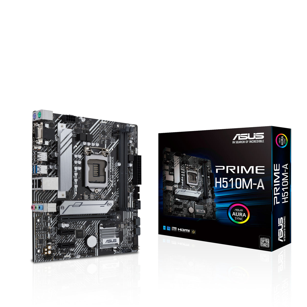 ASUS PRIME H510M-A micro ATX motherboard - Intel H510 LGA 1200