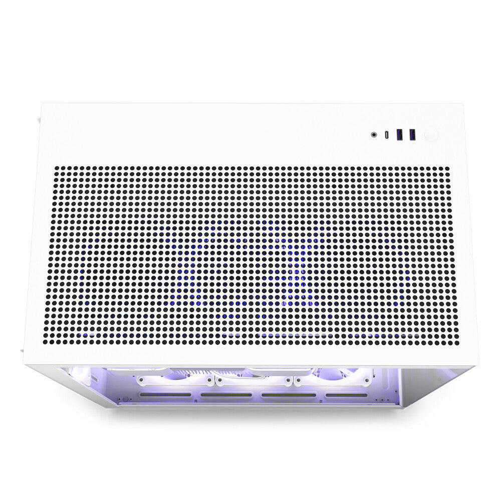 NZXT H9 Flow - ATX Mid Tower Case in White