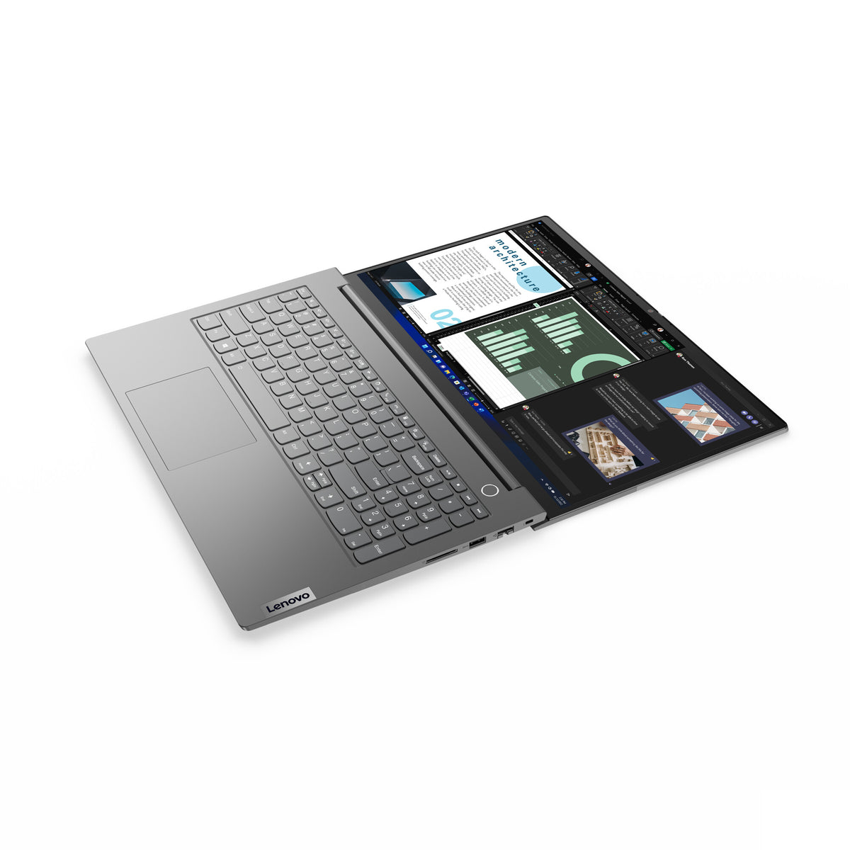 Lenovo ThinkBook 15 G4 ABA Laptop - 39.6 cm (15.6") - AMD Ryzen™ 7 5825U - 16 GB DDR4-SDRAM - 512 GB SSD - Wi-Fi 6 - Windows 11 Pro - Grey