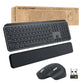 Logitech MX Keys S Combo for Business (Gen 2) -  RF Wireless + Bluetooth Mouse + Wireless QWERTY US International Keyboard