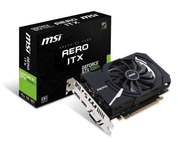 MSI AERO ITX OCV1 - NVIDIA 4 GB GDDR5 GeForce GTX 1050 Ti graphics card