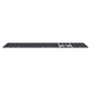 Apple Magic - USB Wired + Bluetooth Keyboard in Black / Silver (QWERTZ Swiss)