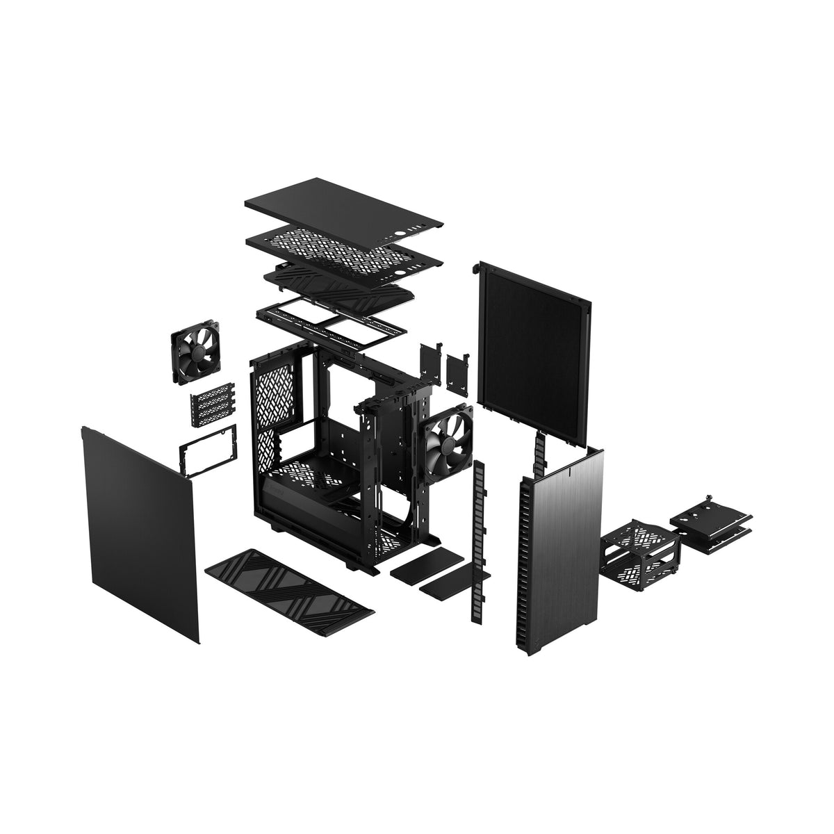 Fractal Design Define 7 Mini - MicroATX Mini Tower Case in Black