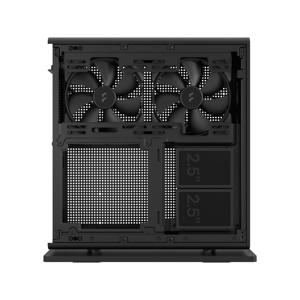 Fractal Design Ridge PCIe 4.0 - Mini ITX Tower Case in Black