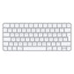Apple Magic - USB Wired + Bluetooth Wireless Keyboard in Aluminium / White (QWERTZ German)