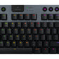 Logitech G - G915 TKL LIGHTSPEED RGB -  RF Wireless + Bluetooth RGB Mechanical Gaming Keyboard in Carbon (QWERTY UK)