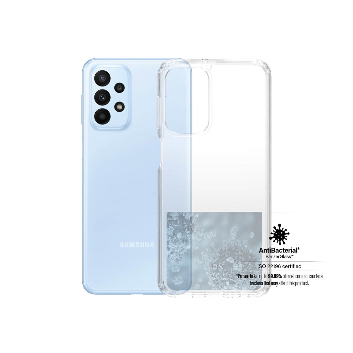 PanzerGlass ™ HardCase for Samsung A23 in Transparent