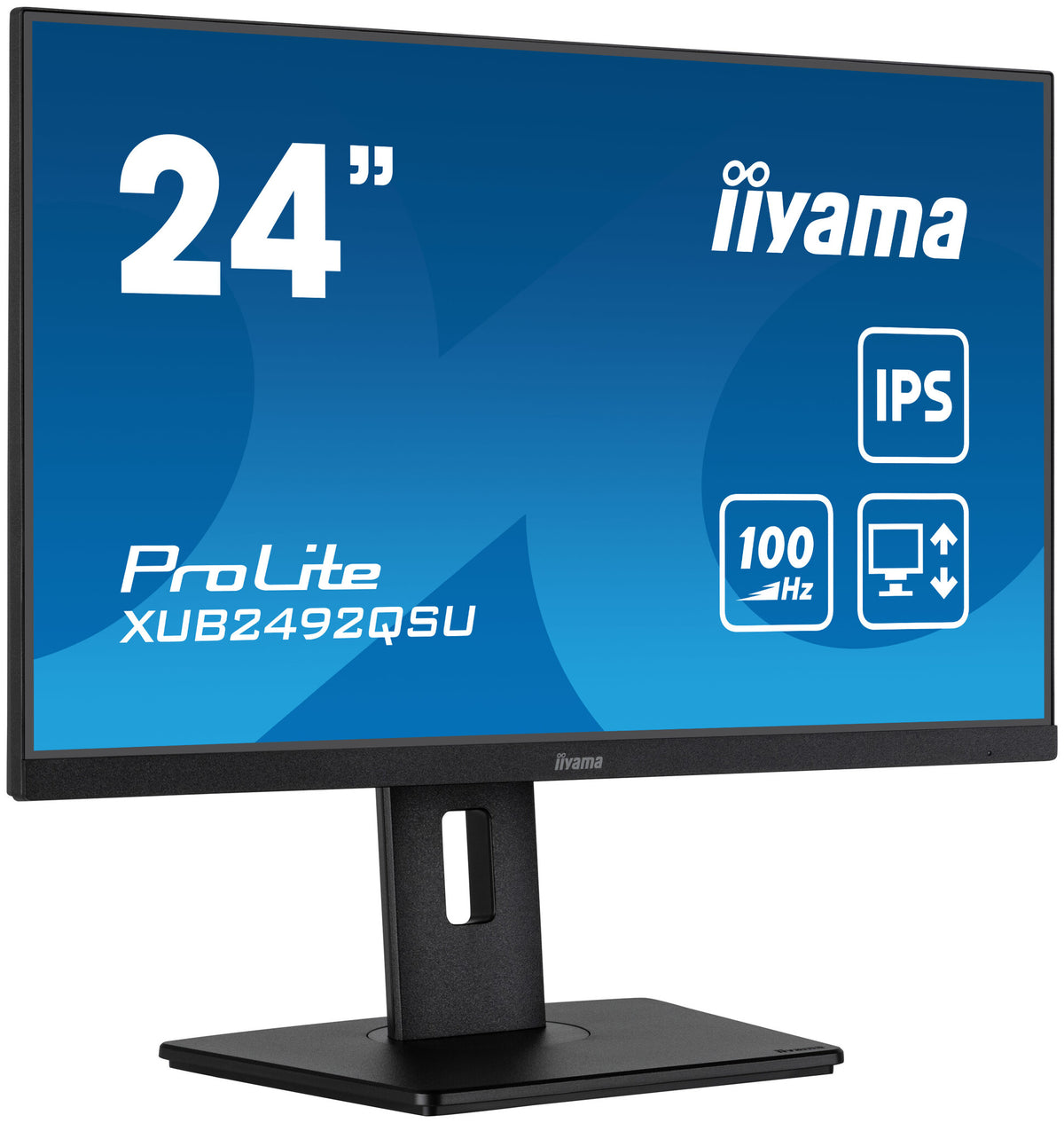 iiyama ProLite XUB2492QSU-B1 - 60.5 cm (23.8") - 2560 x 1440 pixels Wide Quad HD LED Monitor