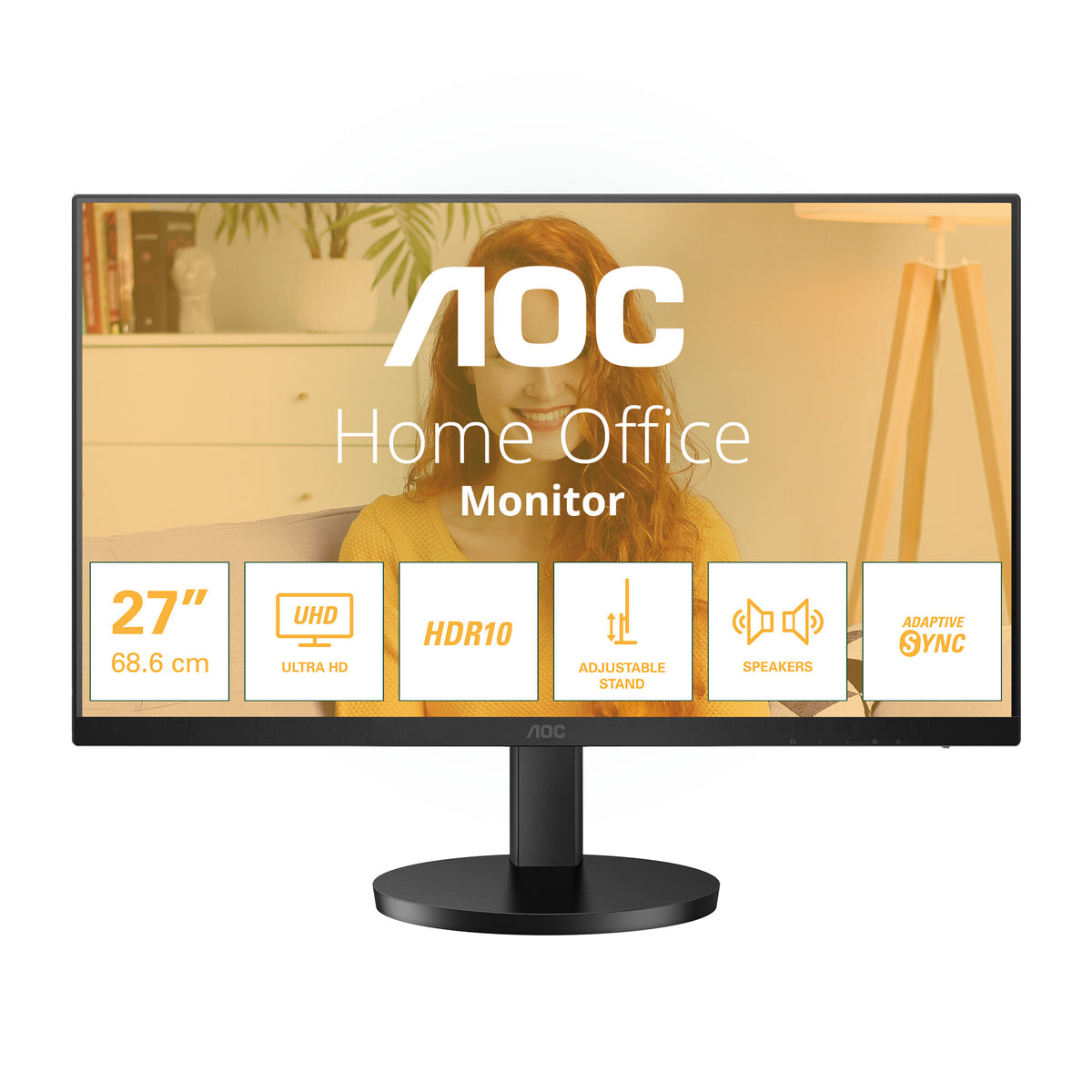 AOC U27B3AF - 68.6 cm (27") - 3840 x 2160 pixels 4K Ultra HD LED Monitor