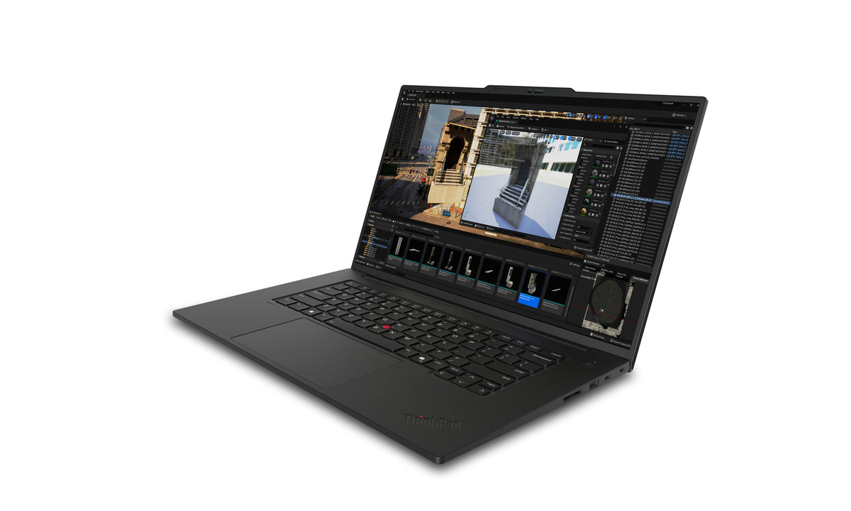 Lenovo ThinkPad P1 (Gen 7) Laptop - 40.6 cm (16&quot;) - Intel Core Ultra 7 165H - 32 GB LPDDR5x-SDRAM - 1 TB SSD - NVIDIA GeForce RTX 4070 - Wi-Fi 7 - Windows 11 Pro - Black