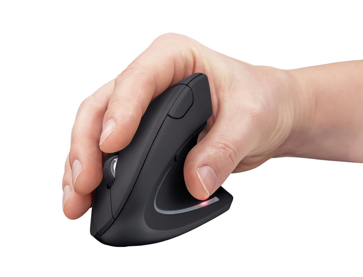 Trust Verto - RF Wireless Optical Vertical Mouse - 1,600 DPI