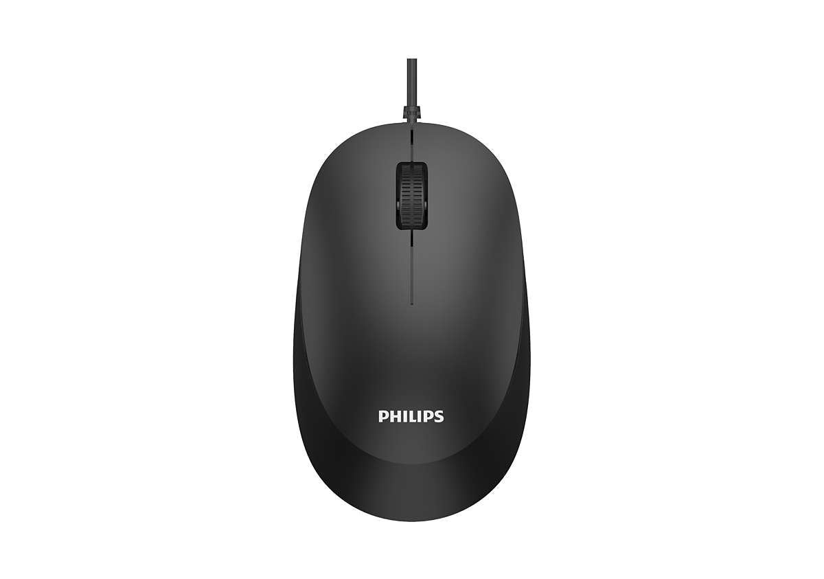 Philips SPK7207BL USB Type-A Optical mouse - 1,200 DPI