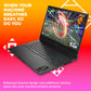 HP OMEN 16 Laptop - 40.9 cm (16.1") - Intel® Core™ i9-14900HX - 32 GB DDR5-SDRAM - 1 TB SSD - NVIDIA GeForce RTX 4080 - Wi-Fi 7 - Windows 11 Home - Black