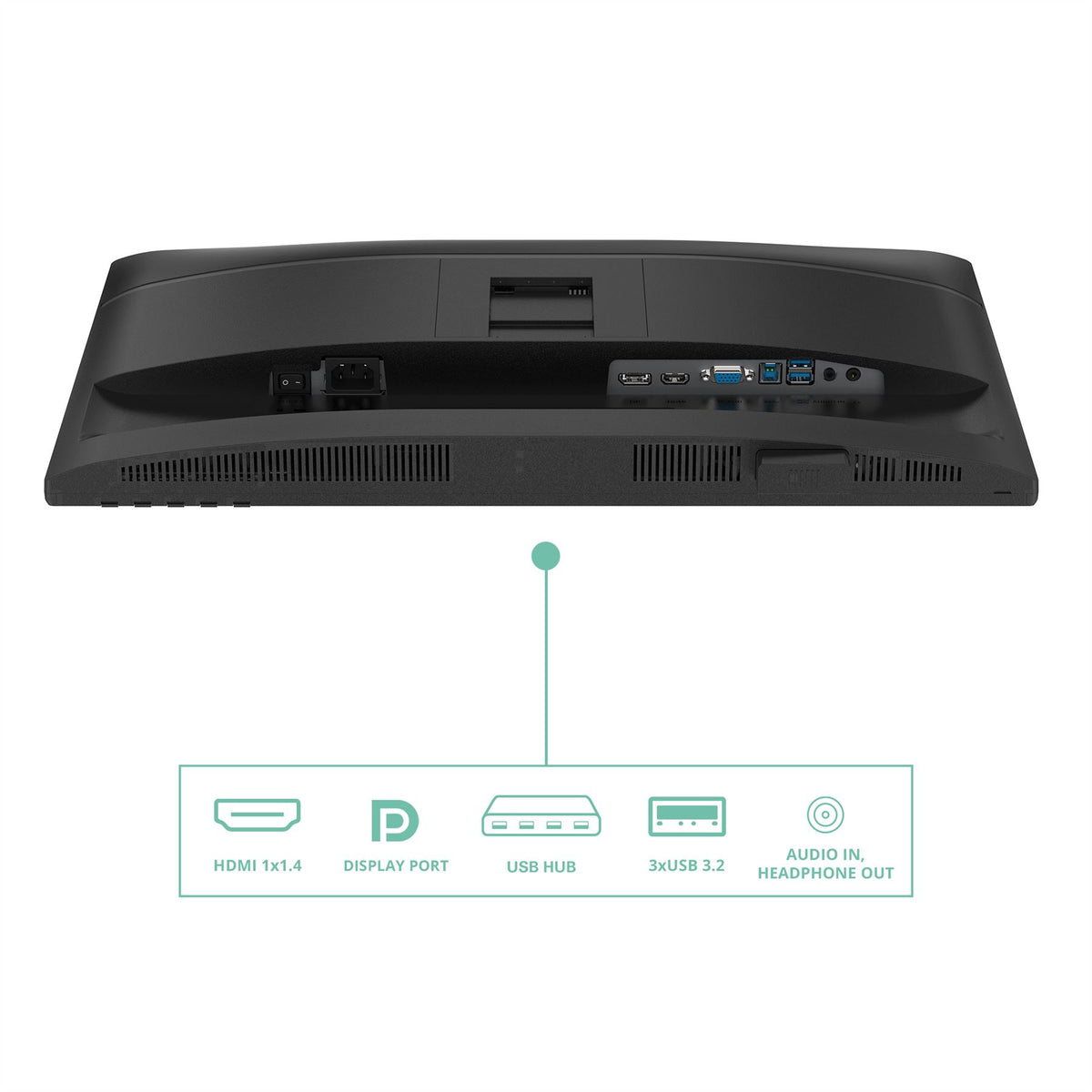 AOC 24P4U computer monitor 60.5 cm (23.8&quot;) 1920 x 1080 pixels Full HD Black
