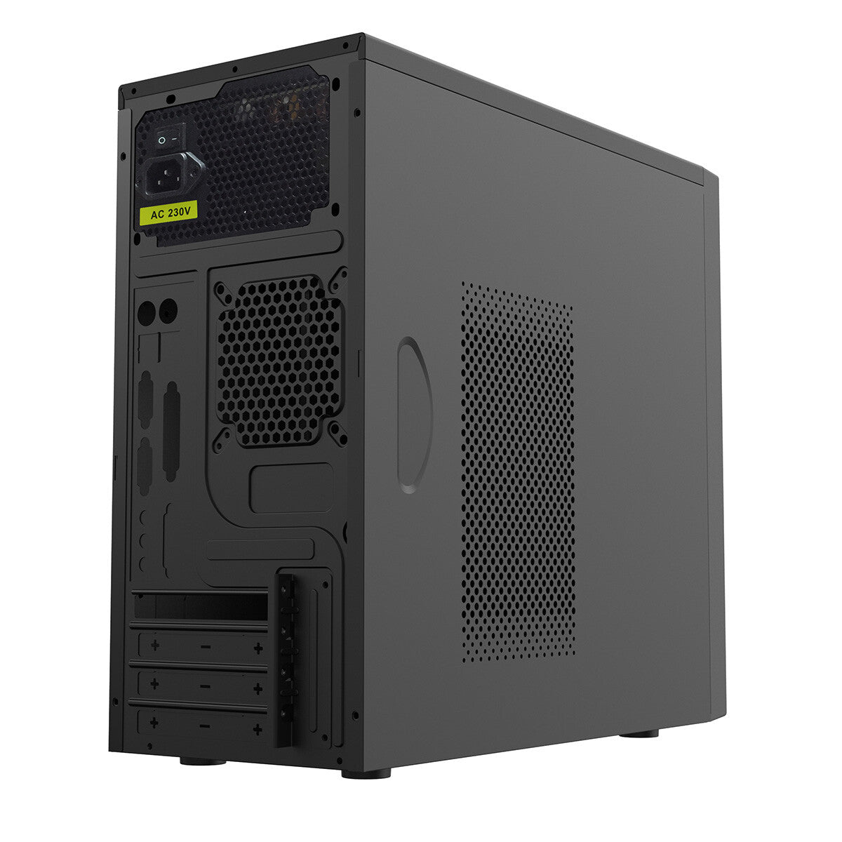 CiT CLASSIC MICRO - MicroATX Mid Tower Case in Black w/ 500W PSU