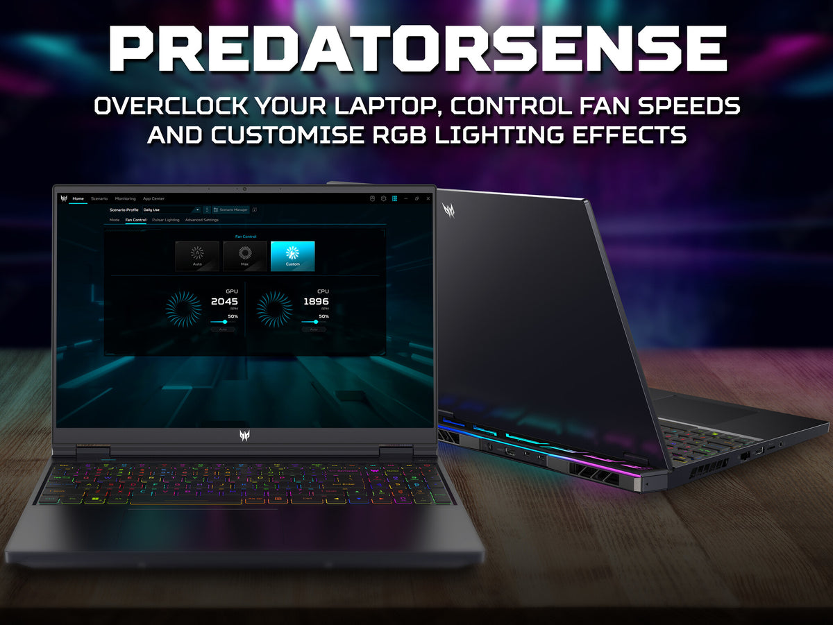 Acer Predator Helios 16 Gaming Laptop - 40.6 cm (16") - Intel® Core™ i9-13900HX - 32 GB DDR5-SDRAM - 2 TB M.2 SSD - NVIDIA GeForce RTX 4080 - Wi-Fi 6E - Windows 11 Home - Black