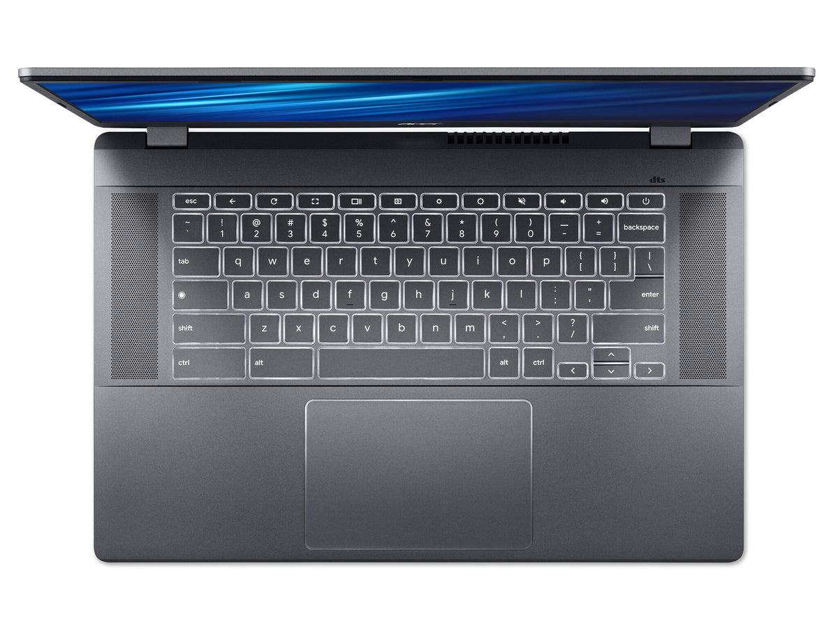 Acer Chromebook Plus 515 - 39.6 cm (15.6") - Intel® Core™ i3-1215U - 8 GB LPDDR5x-SDRAM - 256 GB SSD - Wi-Fi 6E - ChromeOS - Grey