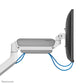 Neomounts DS70PLUS-450WH1 - Desk monitor mount for 43.2 cm (17") to 124.5 cm (49")