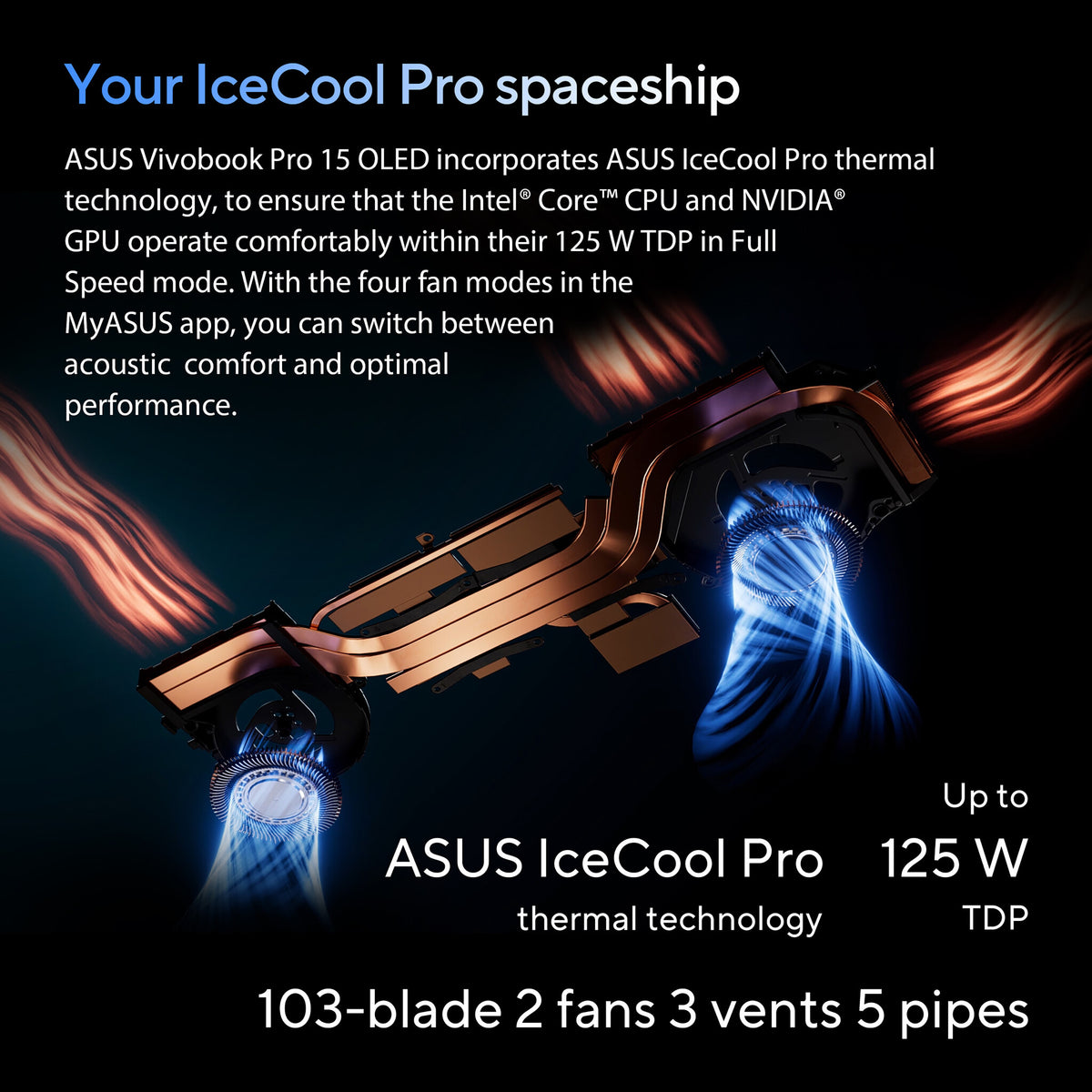 ASUS Vivobook Pro 15 OLED Laptop - 39.6 cm (15.6&quot;) - Intel Core Ultra 9 185H - 16 GB DDR5-SDRAM - 1 TB SSD - NVIDIA GeForce RTX 4060 - Wi-Fi 6E - Windows 11 Home - Grey