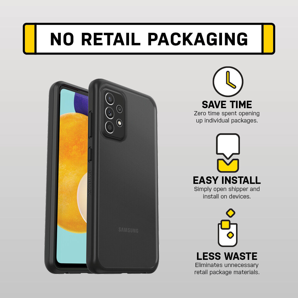 OtterBox React Series for Galaxy A52/A52 (5G) in Transparent / Black - No Packaging