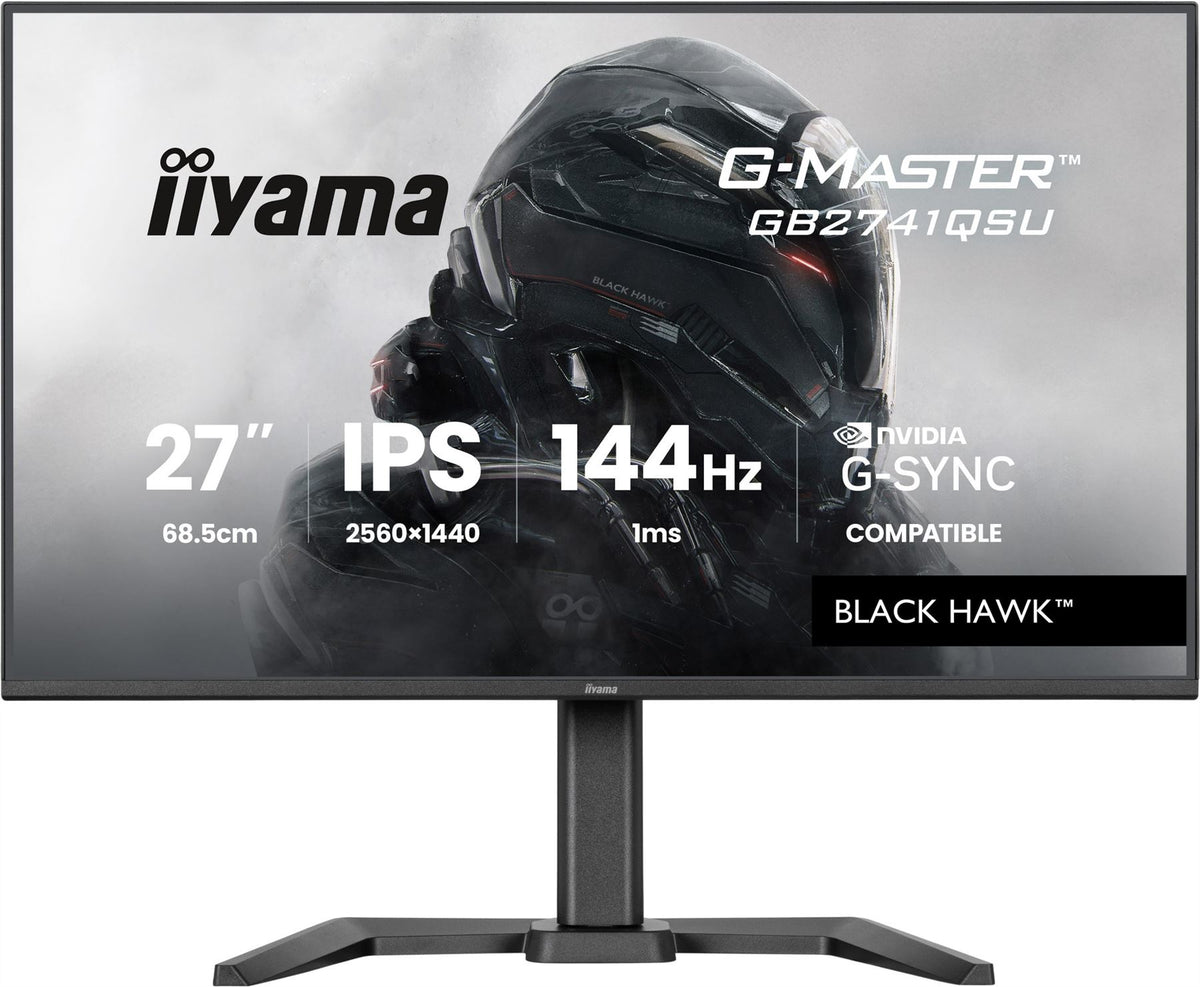 iiyama G-MASTER GB2741QSU-B1 computer monitor 68.6 cm (27") 2560 x 1440 pixels 4K Ultra HD LED Black