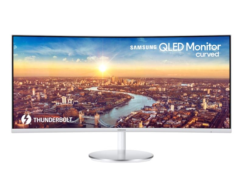 Samsung C34J791WTR 86.4 cm (34") 3440 x 1440 pixels UltraWide Quad HD QLED Grey Monitor
