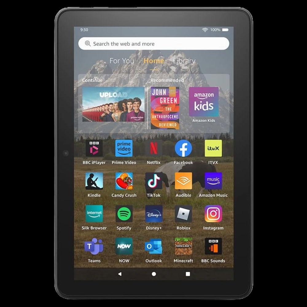 Amazon Fire HD 8 (10th Gen) - 8-Inch - 32GB - Black - Very Good Condition - Unlocked