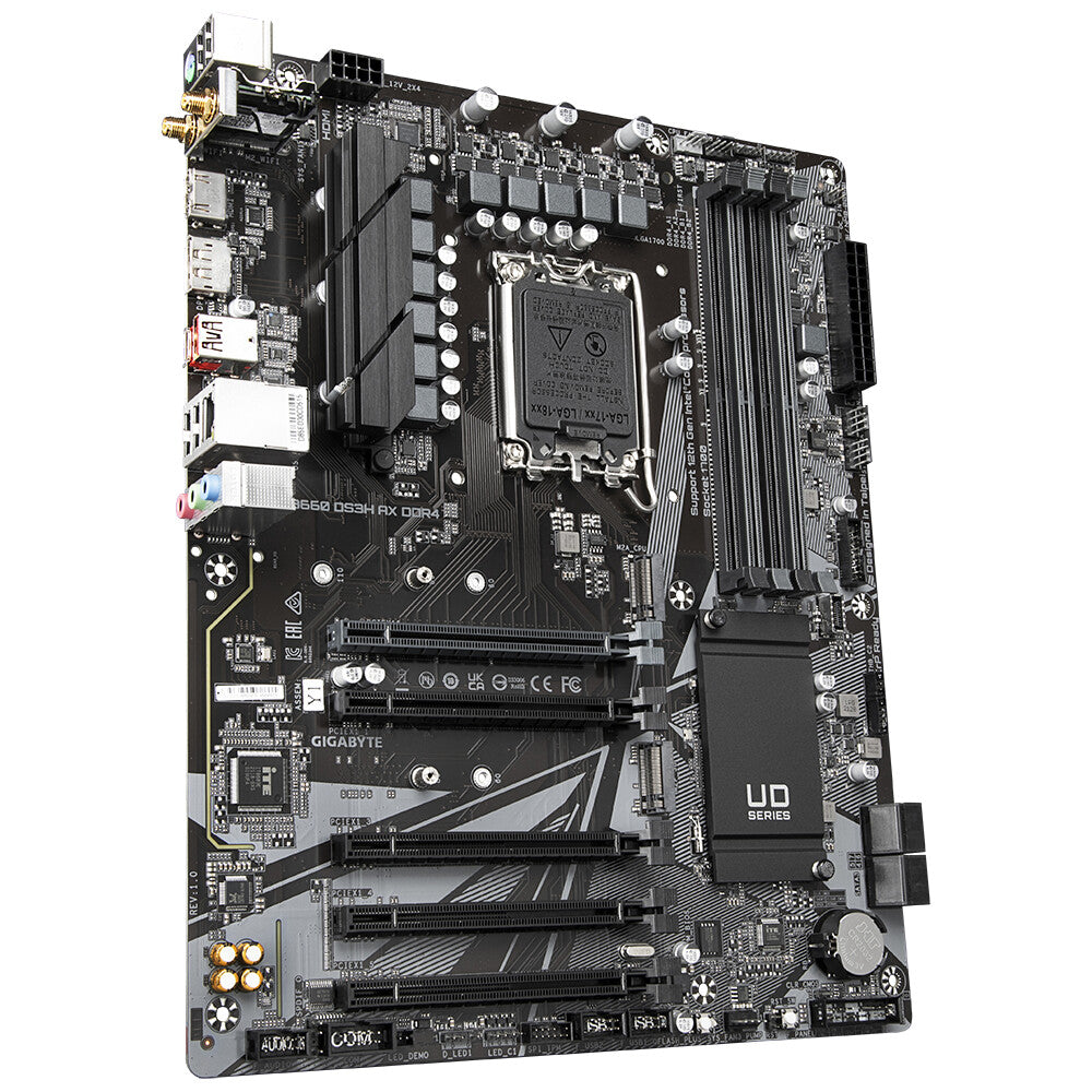 Gigabyte B660 DS3H AX DDR4 ATX motherboard - Intel B660 LGA 1700